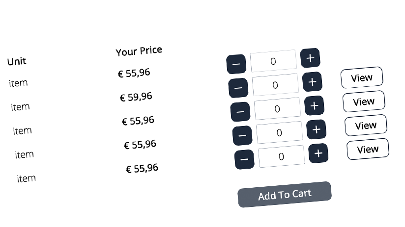 B2B Ordering - Bulk Ordering
